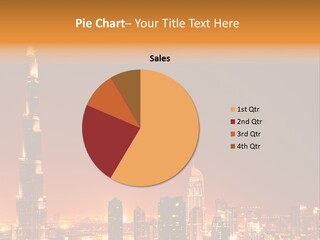 Orange Middle Uae PowerPoint Template