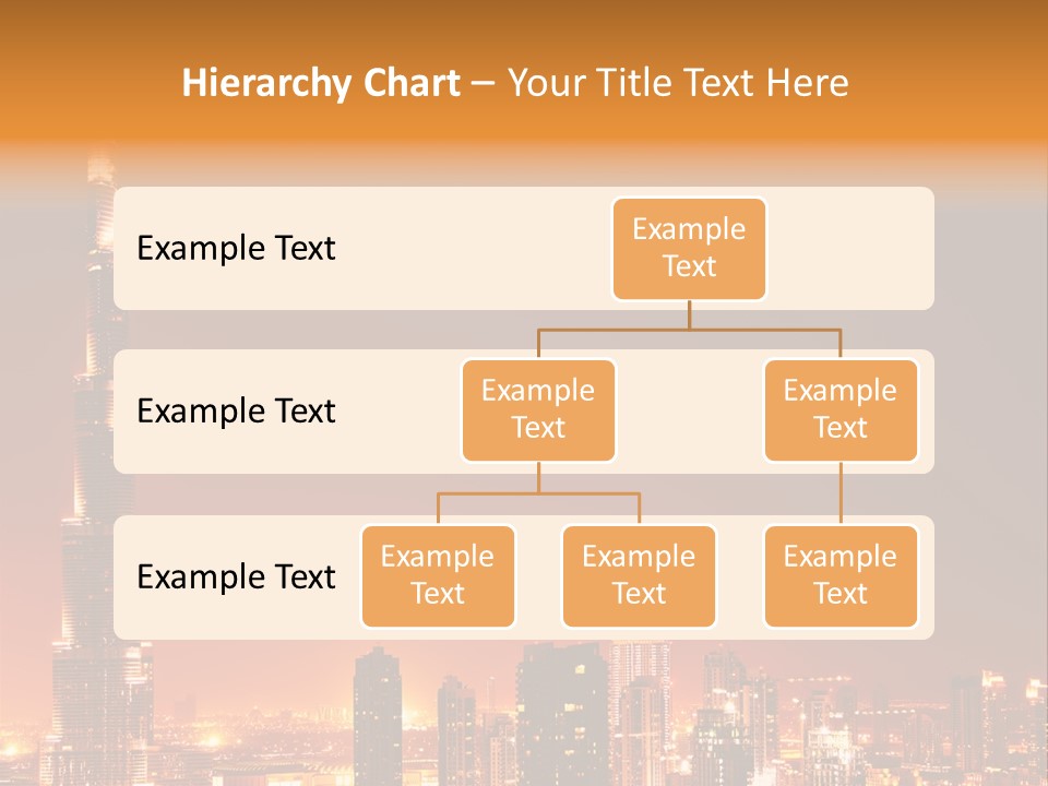 Orange Middle Uae PowerPoint Template