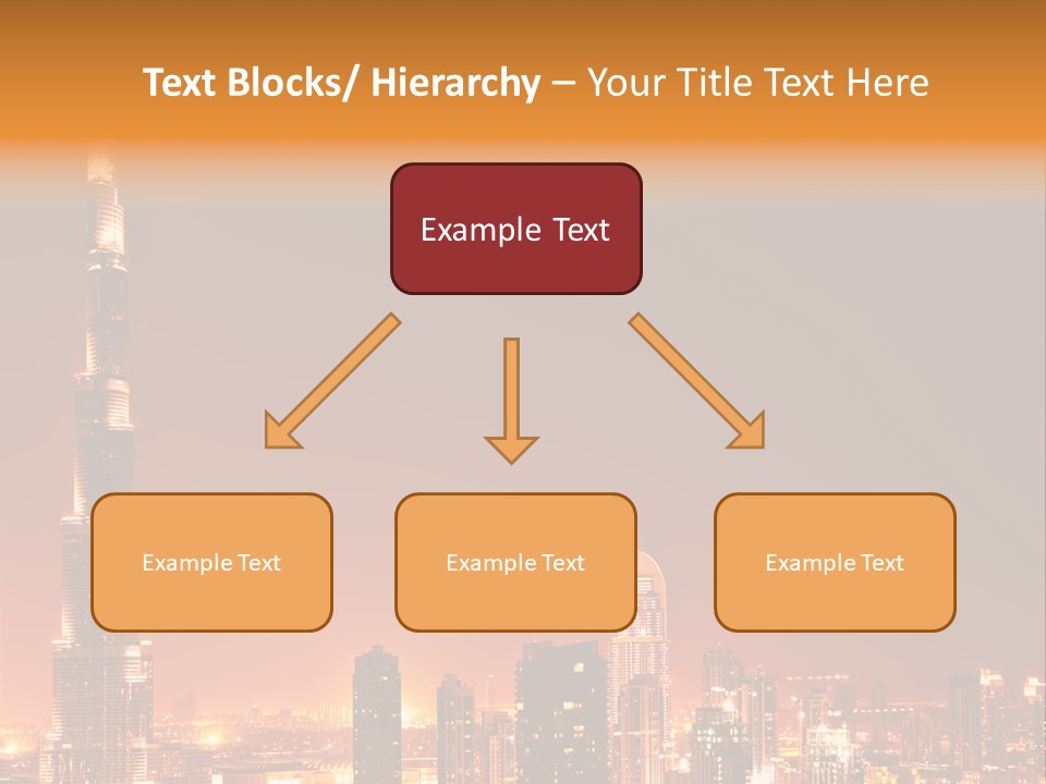 Orange Middle Uae PowerPoint Template