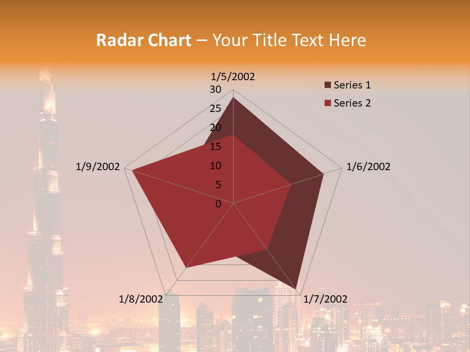Orange Middle Uae PowerPoint Template