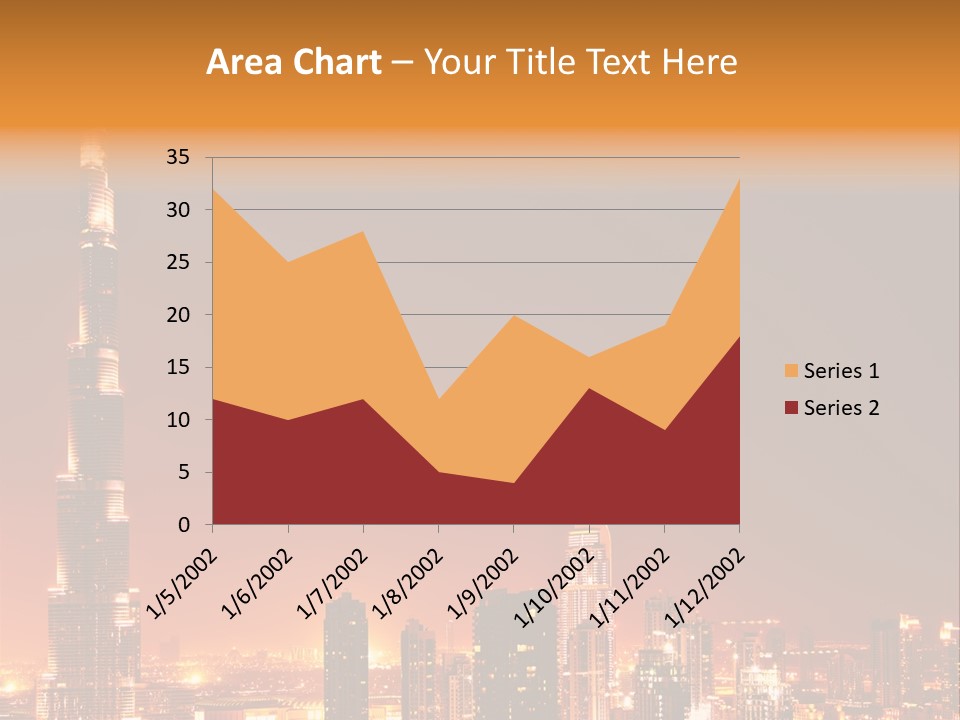 Orange Middle Uae PowerPoint Template