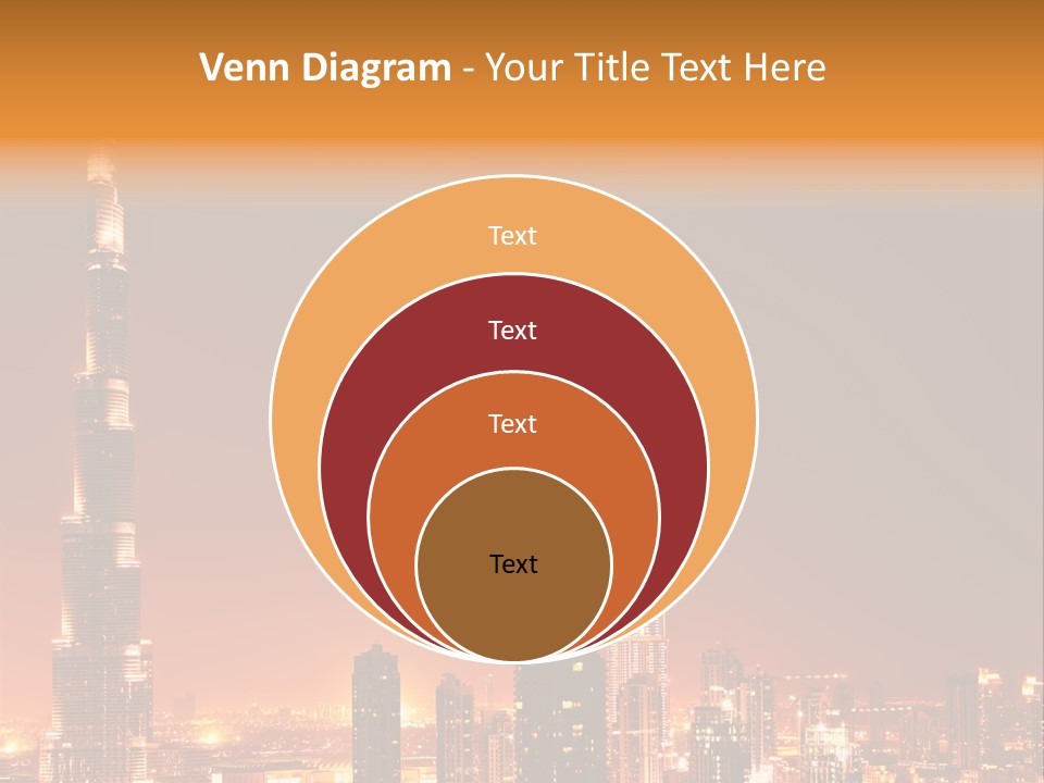Orange Middle Uae PowerPoint Template