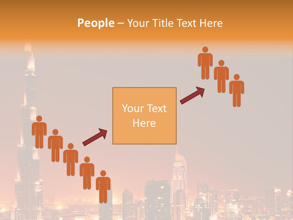 Orange Middle Uae PowerPoint Template