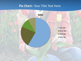 Female Field Plant PowerPoint Template