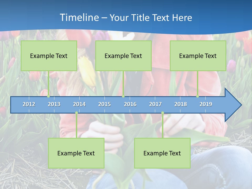 Female Field Plant PowerPoint Template
