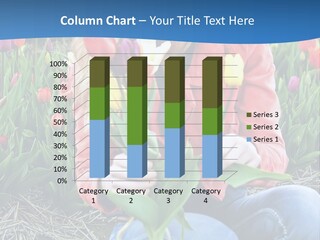 Female Field Plant PowerPoint Template