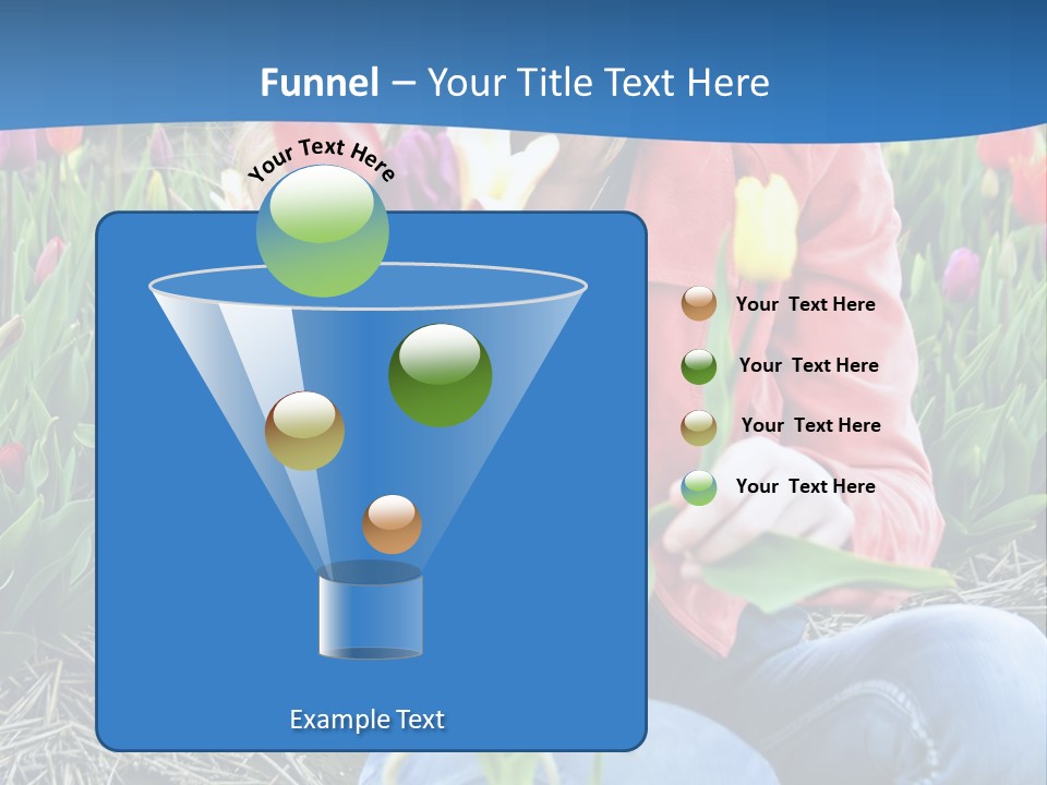 Female Field Plant PowerPoint Template