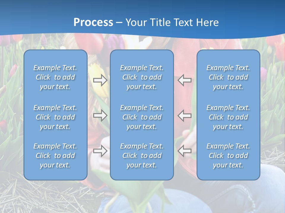 Female Field Plant PowerPoint Template
