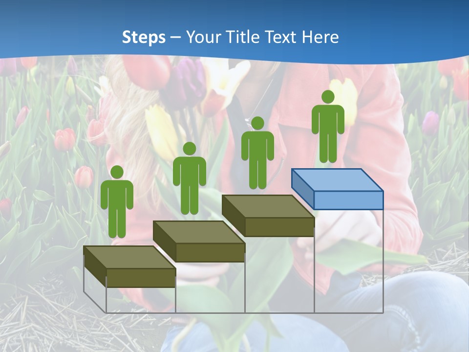 Female Field Plant PowerPoint Template
