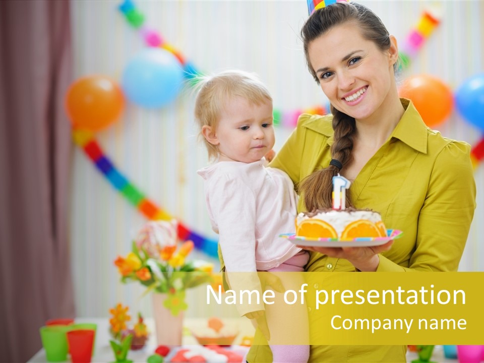 Event Mama Decoration PowerPoint Template