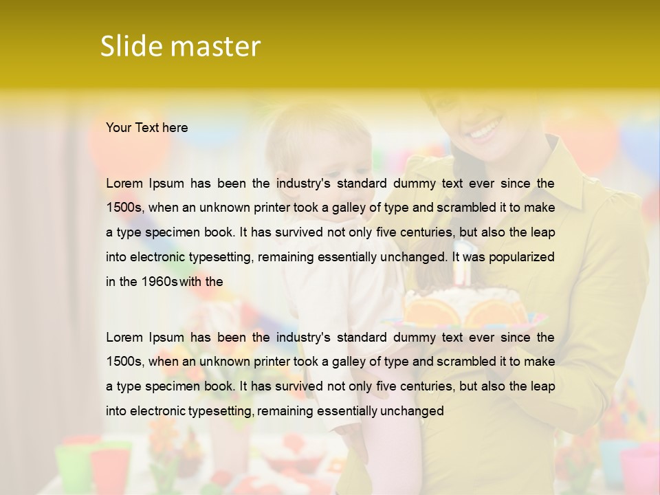 Event Mama Decoration PowerPoint Template