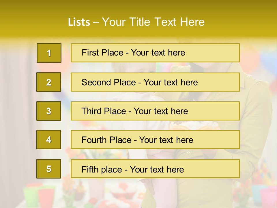 Event Mama Decoration PowerPoint Template