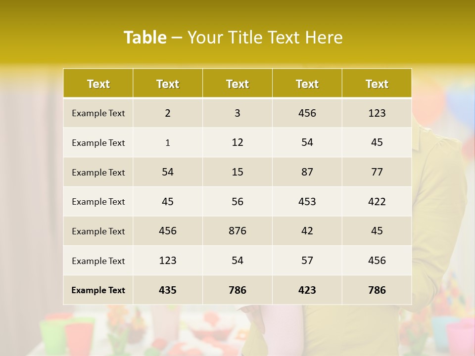 Event Mama Decoration PowerPoint Template