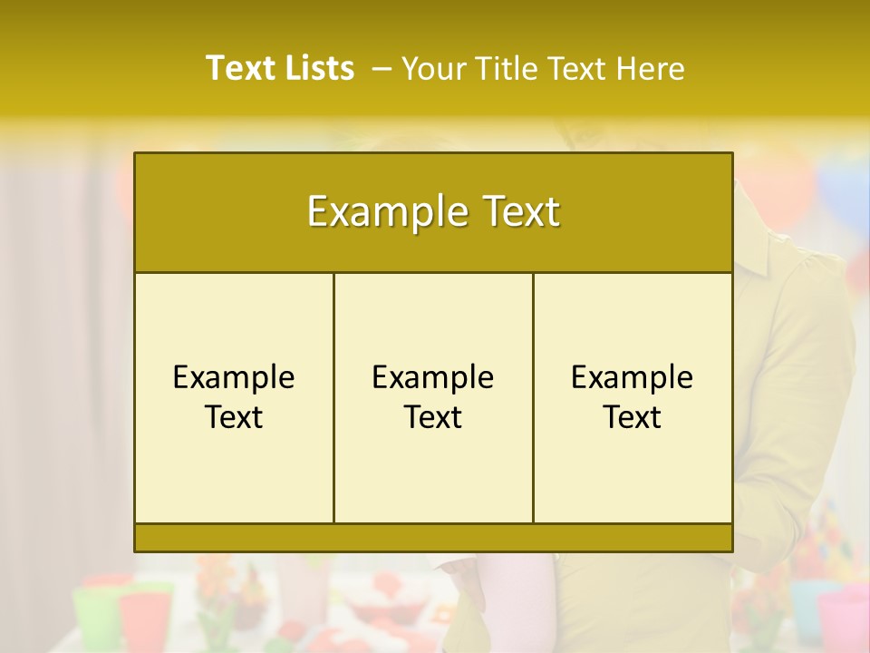 Event Mama Decoration PowerPoint Template