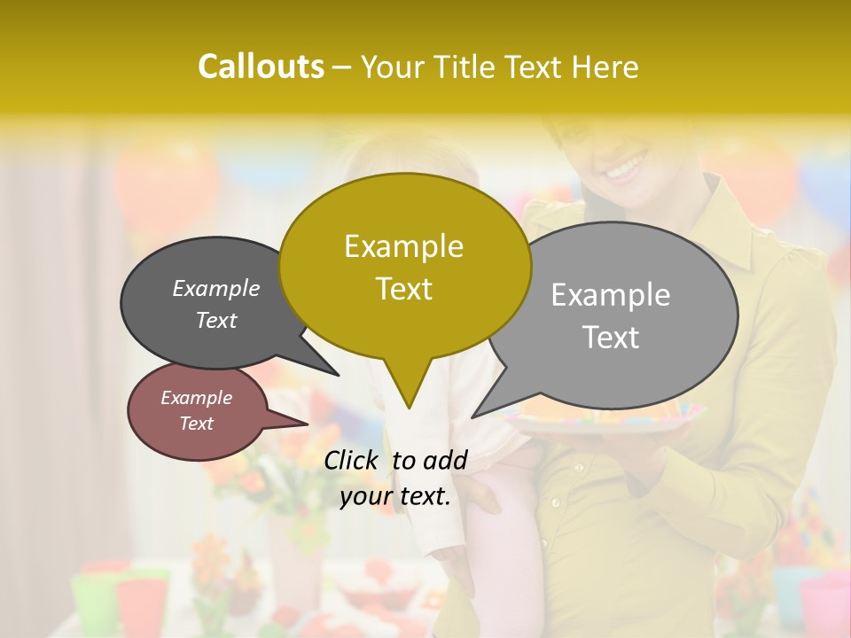 Event Mama Decoration PowerPoint Template