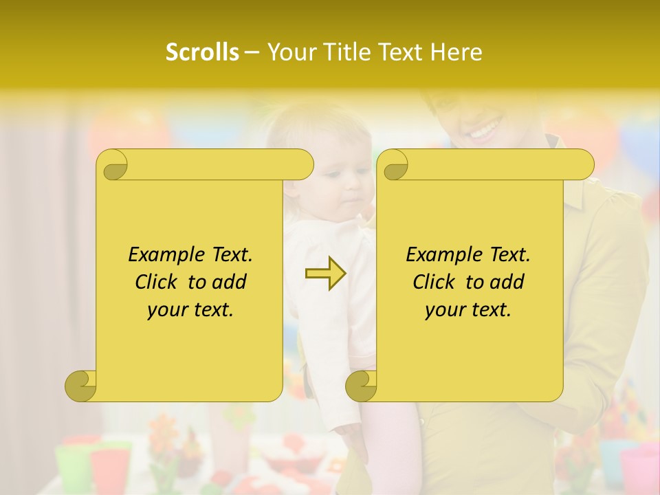Event Mama Decoration PowerPoint Template