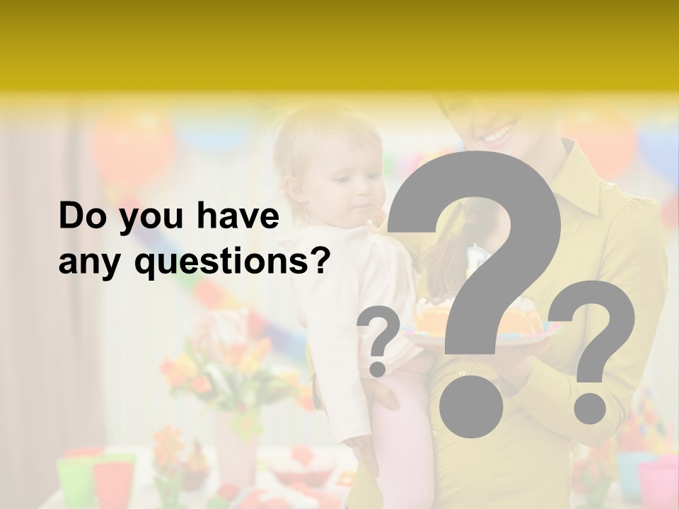 Event Mama Decoration PowerPoint Template