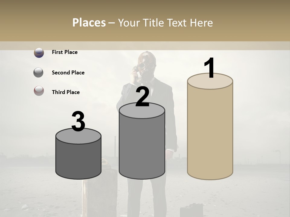Only One Aggression Authority PowerPoint Template