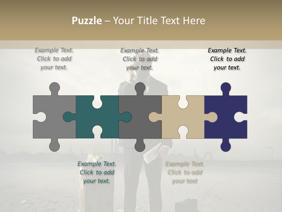 Only One Aggression Authority PowerPoint Template