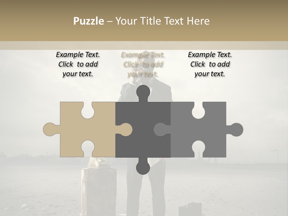 Only One Aggression Authority PowerPoint Template