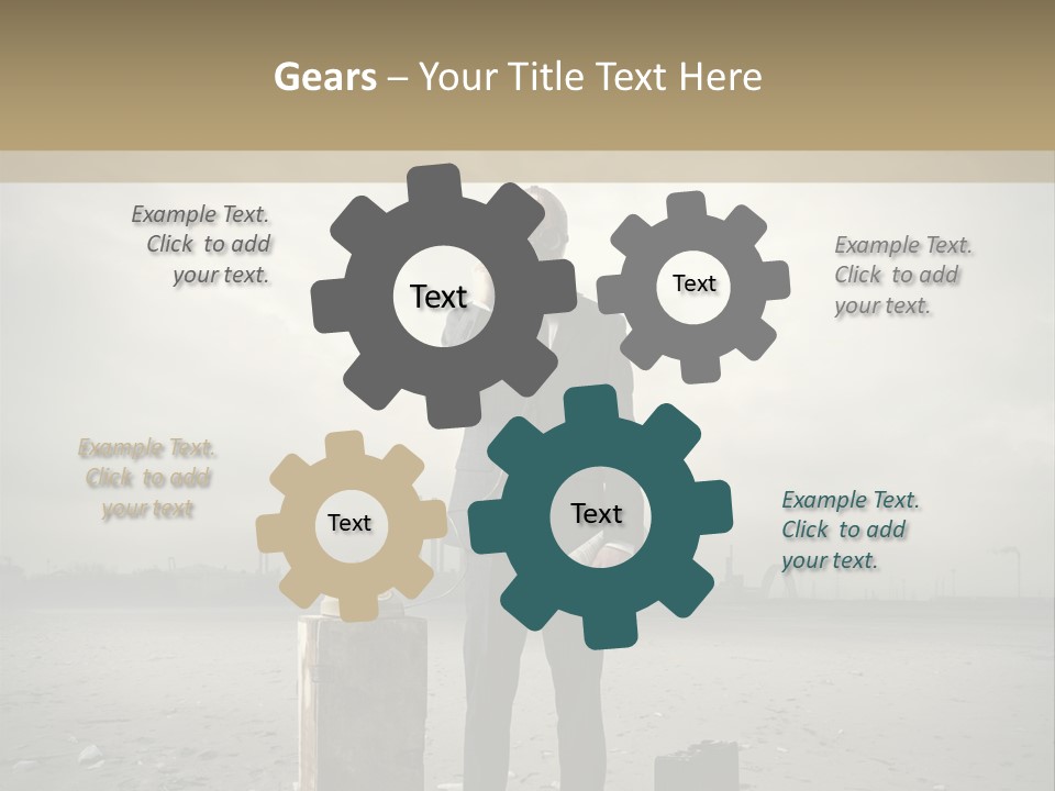 Only One Aggression Authority PowerPoint Template