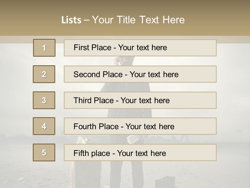 Only One Aggression Authority PowerPoint Template