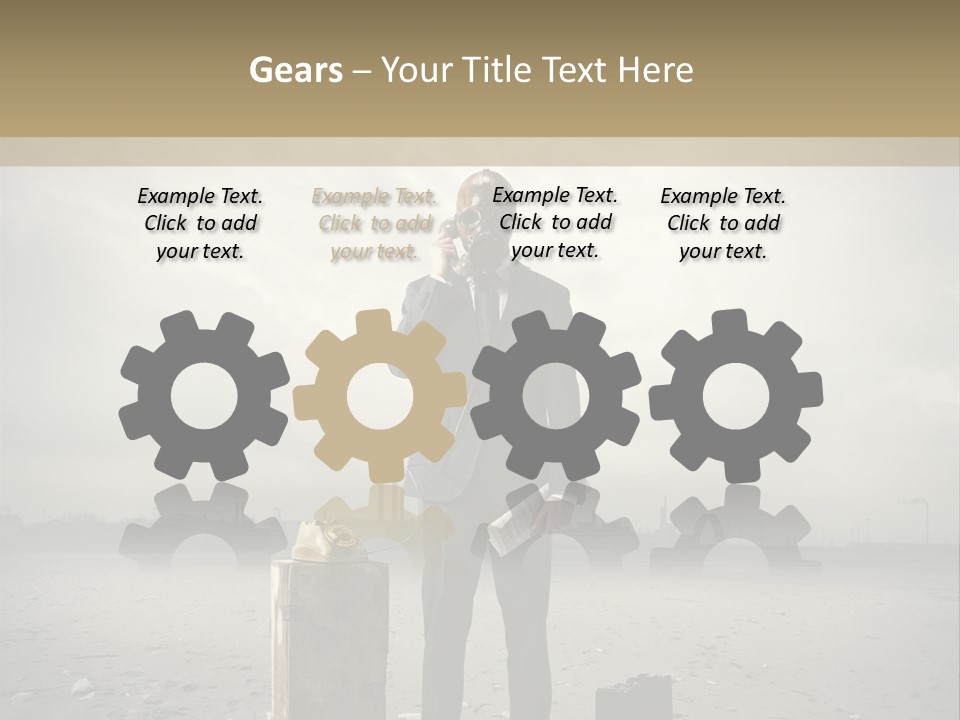 Only One Aggression Authority PowerPoint Template