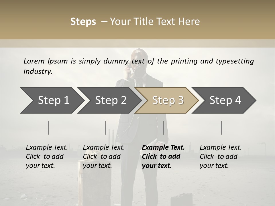 Only One Aggression Authority PowerPoint Template