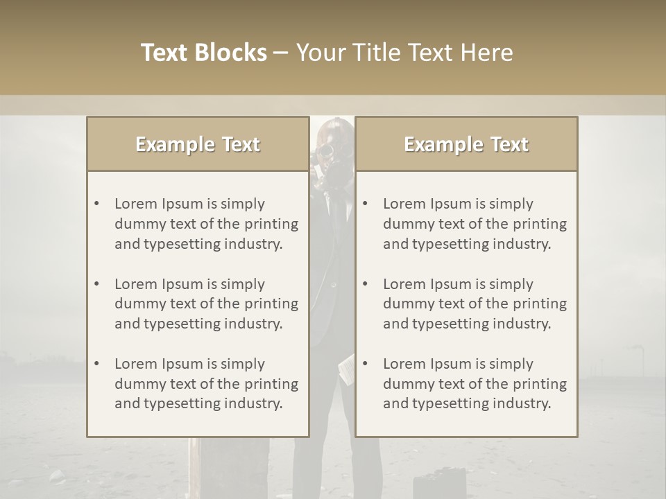 Only One Aggression Authority PowerPoint Template