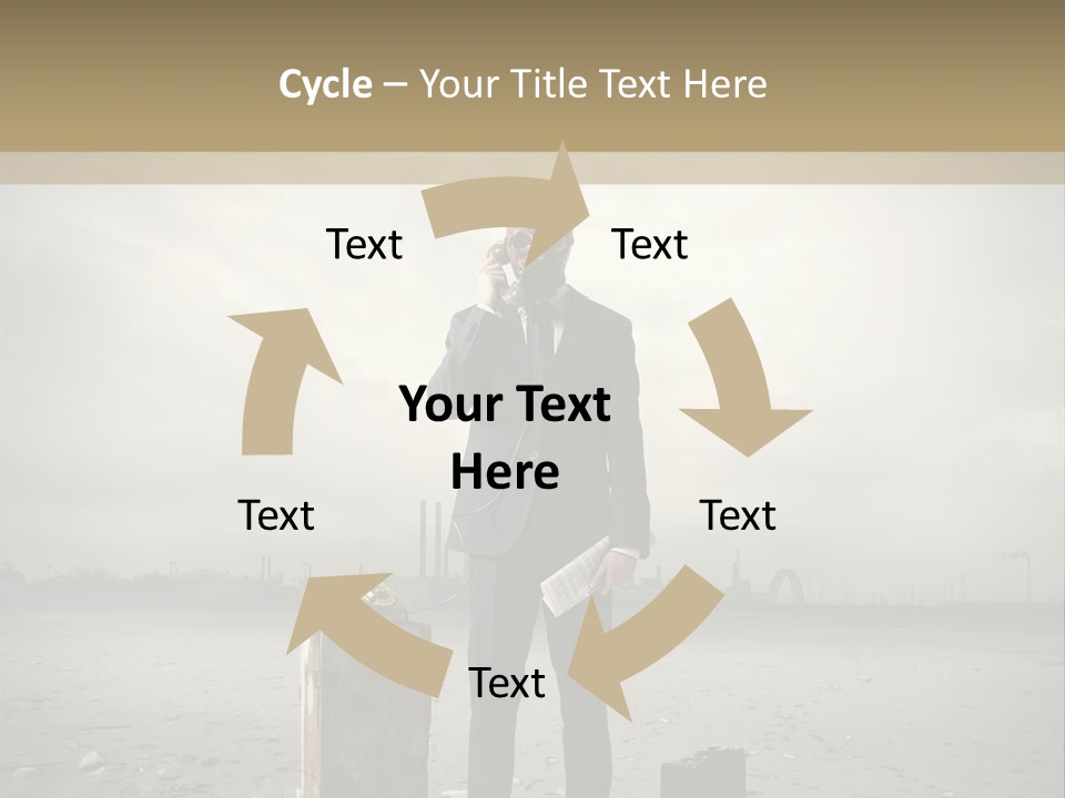 Only One Aggression Authority PowerPoint Template