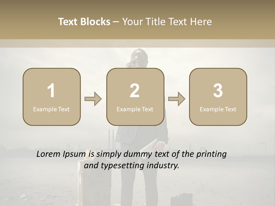 Only One Aggression Authority PowerPoint Template
