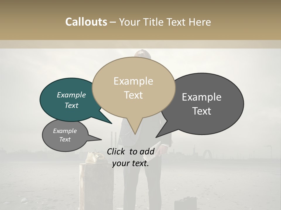 Only One Aggression Authority PowerPoint Template