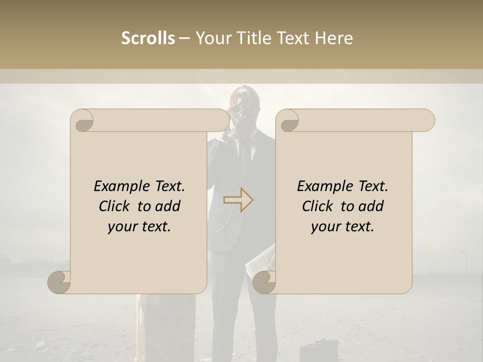 Only One Aggression Authority PowerPoint Template