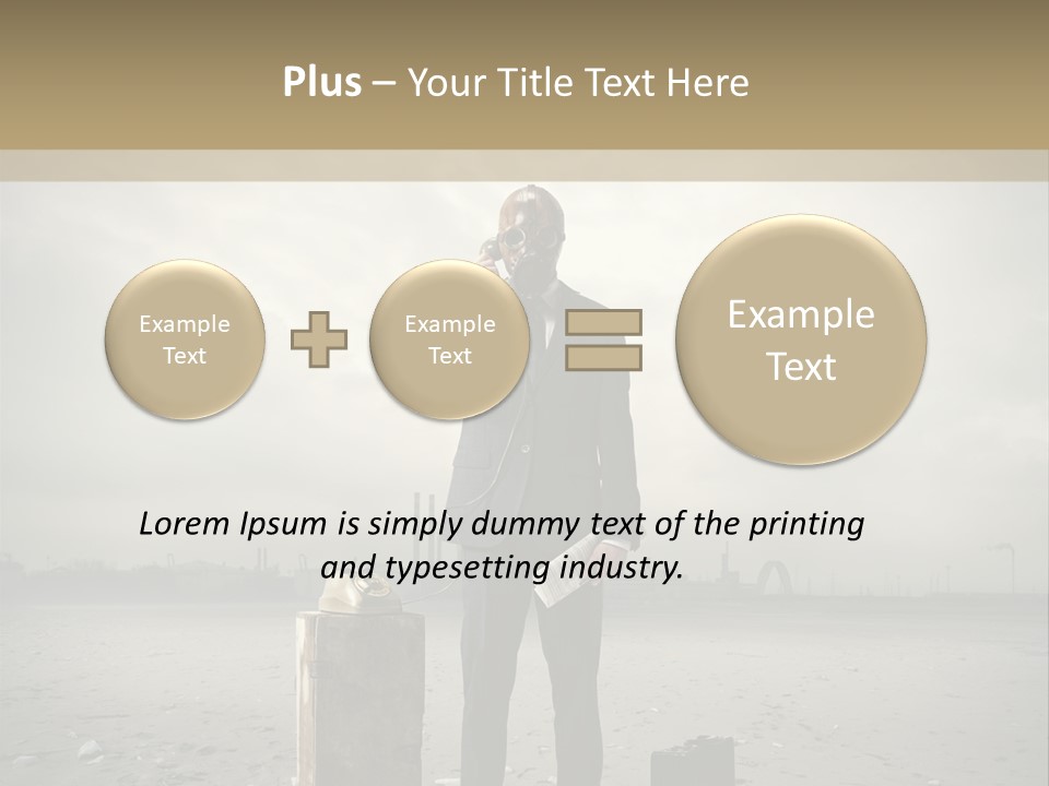 Only One Aggression Authority PowerPoint Template