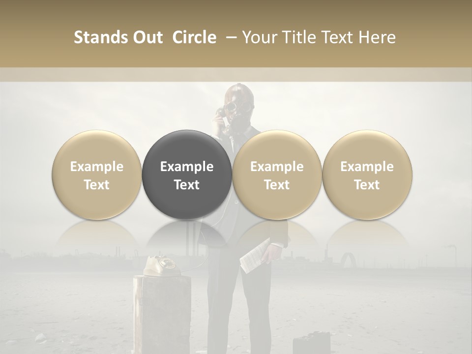 Only One Aggression Authority PowerPoint Template