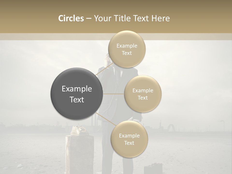 Only One Aggression Authority PowerPoint Template