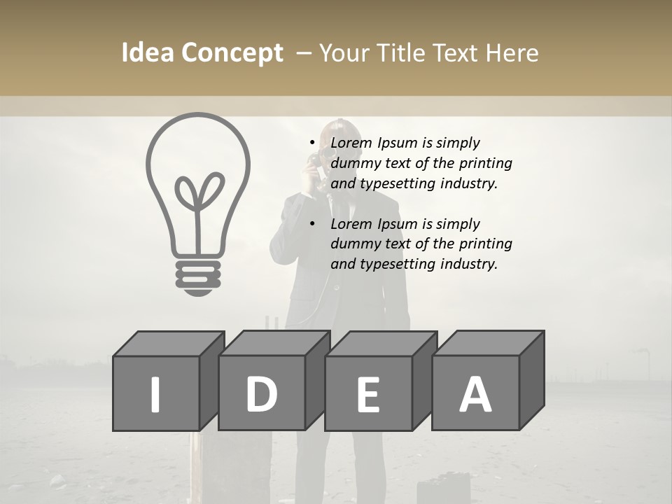 Only One Aggression Authority PowerPoint Template
