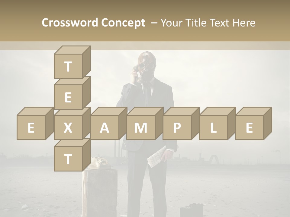 Only One Aggression Authority PowerPoint Template