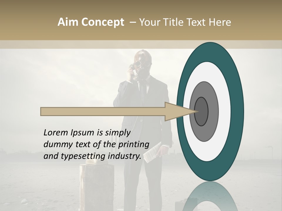 Only One Aggression Authority PowerPoint Template