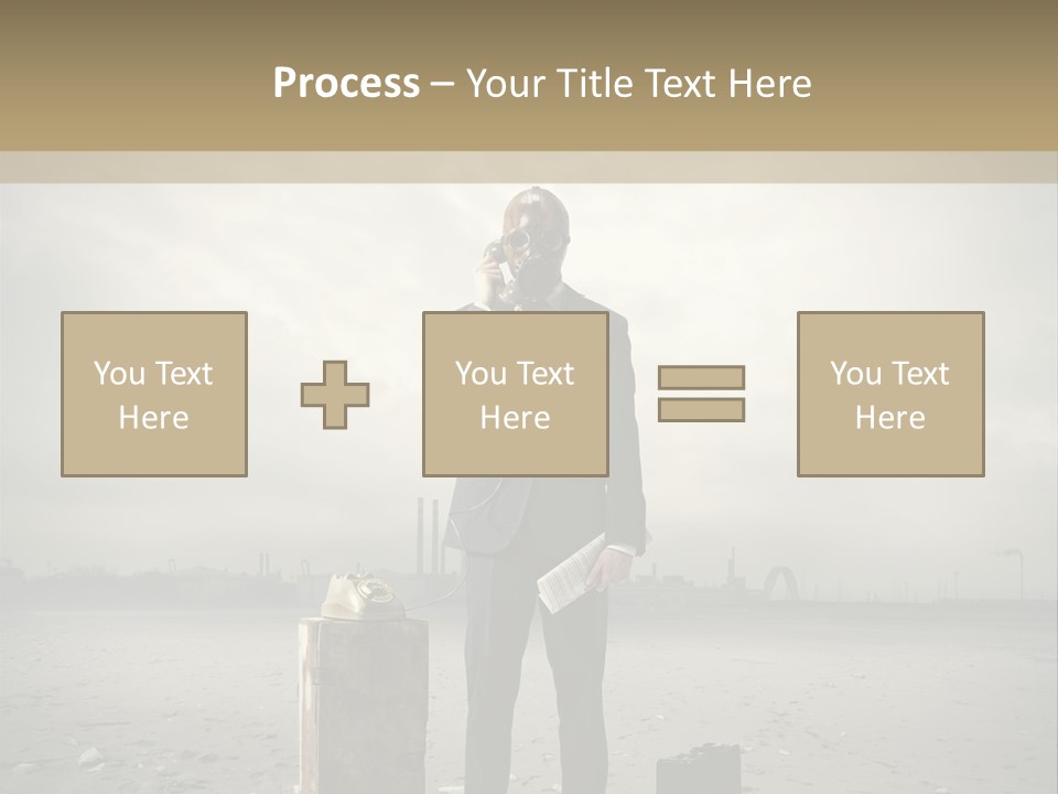 Only One Aggression Authority PowerPoint Template