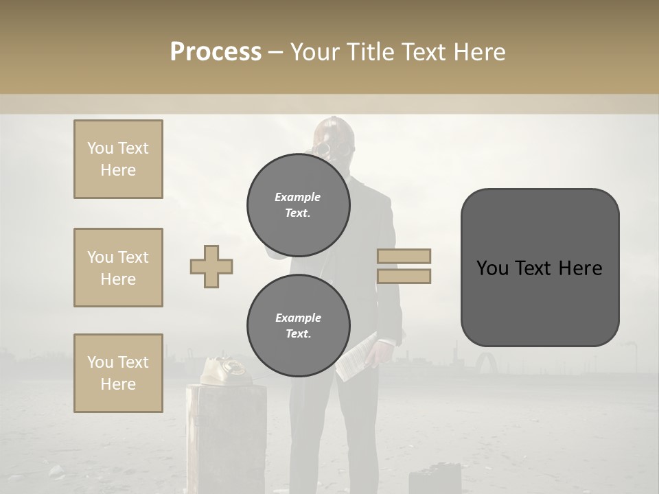 Only One Aggression Authority PowerPoint Template