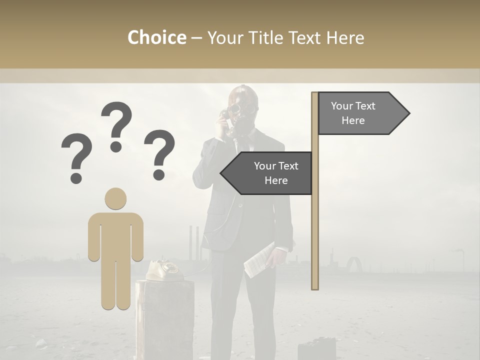 Only One Aggression Authority PowerPoint Template