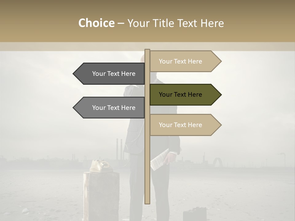 Only One Aggression Authority PowerPoint Template