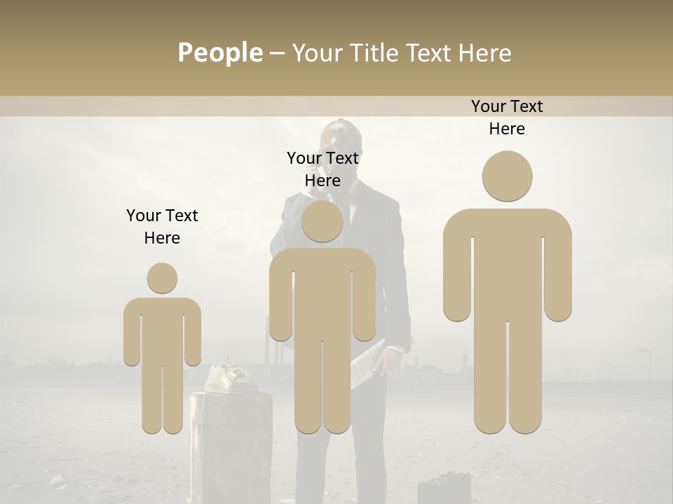 Only One Aggression Authority PowerPoint Template