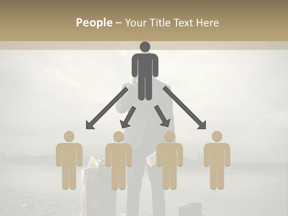 Only One Aggression Authority PowerPoint Template