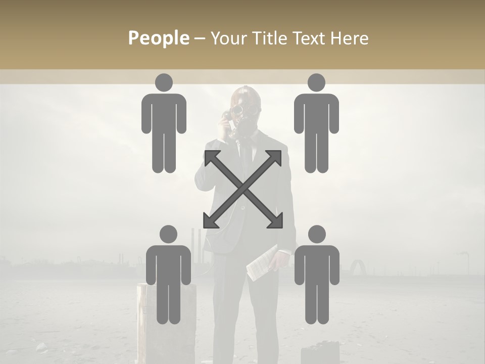 Only One Aggression Authority PowerPoint Template