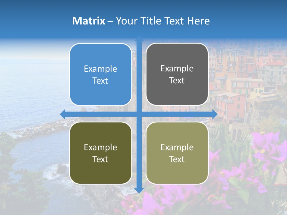 Sightseeing House Panoramic PowerPoint Template