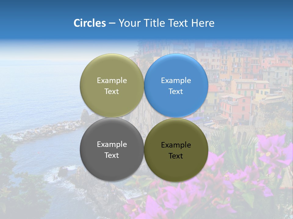 Sightseeing House Panoramic PowerPoint Template