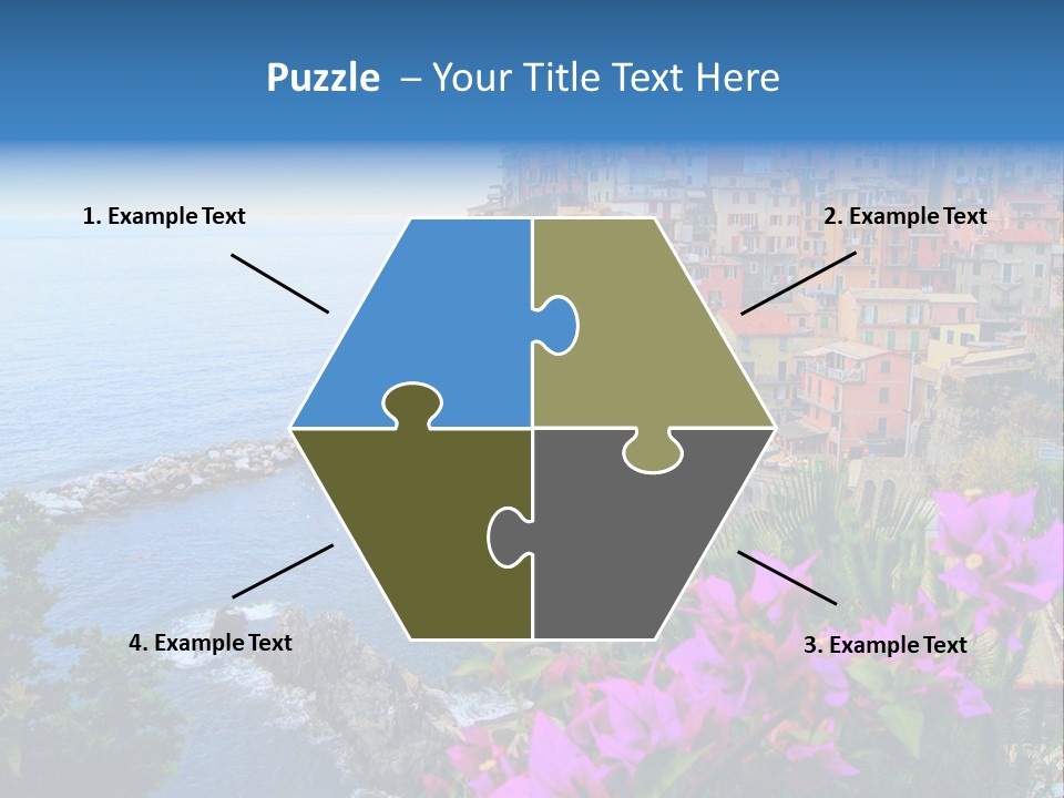 Sightseeing House Panoramic PowerPoint Template