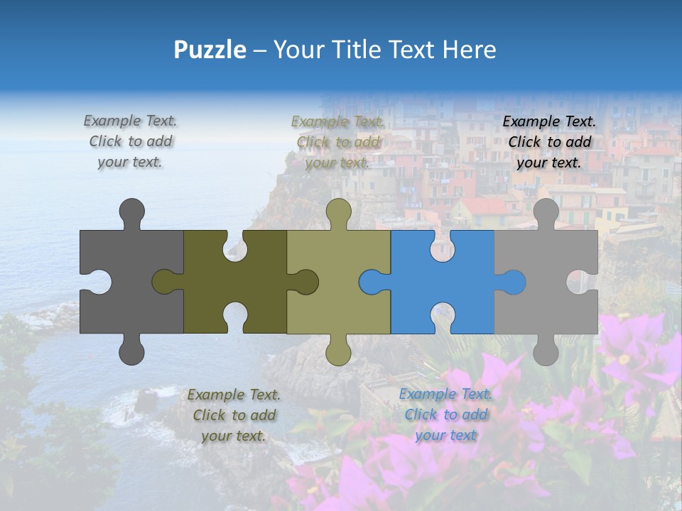 Sightseeing House Panoramic PowerPoint Template